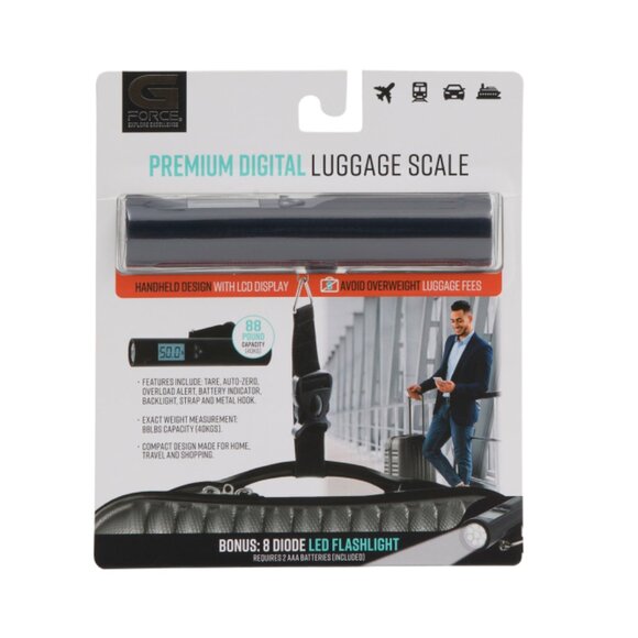 G-FORCE Black Digital Luggage Scale - Picture 1 of 1